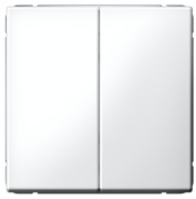 фото Выключатель двухклавишный Systeme Electric GAL001317S