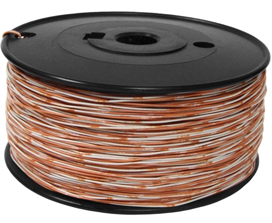 

Кабель витая пара TWT TWT-CRS1PAIR-OR 1-парный кроссировочный, 24 AWG, бухта 500 метров, бело-оранжевый, TWT-CRS1PAIR-OR