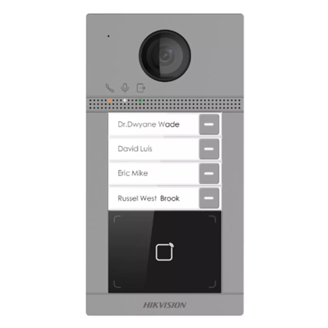 фото Вызывная панель  HIKVISION DS-KV8413-WME1(C)/Flush в Перми