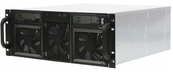 

Корпус серверный 4U Procase RE411-D2H14-E-55 2x5.25+14HDD,черный,без блока питания,глубина 550мм,MB EATX 12"x13", RE411-D2H14-E-55