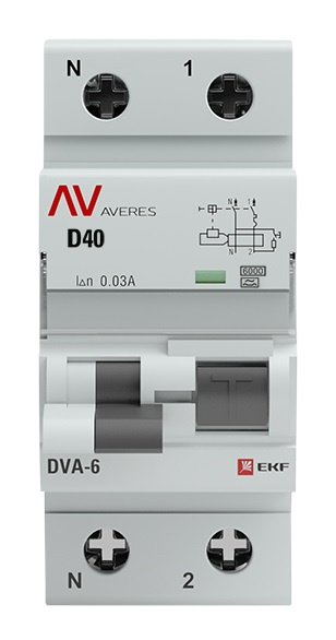 фото Автомат дифференциальный EKF rcbo6-1pn-40D-30-a-av в Красноярске