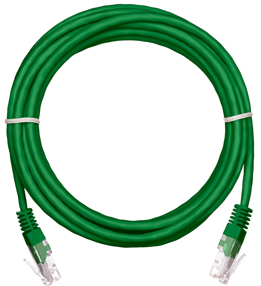

Кабель патч-корд U/UTP 5e кат. 0.5м Netlan EC-PC4UD55B-BC-PVC-005-GN-10 2хRJ45/8P8C 26AWG(7x0.16 мм), чистая медь, PVC нг(B), зеленый, уп/10шт, EC-PC4UD55B-BC-PVC-005-GN-10