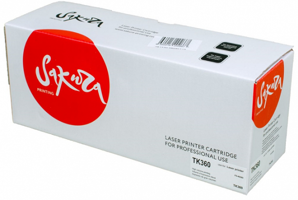 Картридж Sakura SATK360 для Kyocera Mita FS-4020DN, черный, 20000 к.