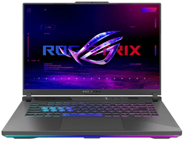 фото Ноутбук ASUS ROG Strix G16 G614PR-RV027 16" (AMD Ryzen 9, 16Гб DDR5, SSD 1 Тб, GeForce RTX 5070 Ti, Без ОС) Серый [90NR0NJ7-M001J0]