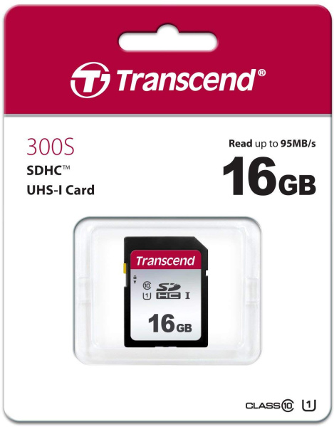 фото Карта памяти SDHC 16Gb Transcend TS16GSDC300S в Омске