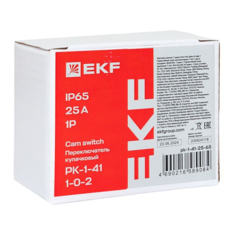фото Переключатель кулачковый  EKF pk-1-41-25-65 в Самаре