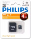 фото Карта памяти MicroSDHC 4GB Philips FM04MA45B/97 в Перми
