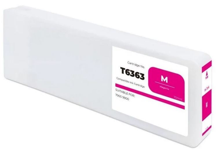 

Картридж SuperFine T6363 для Epson Stylus Pro-7700/7890/79/9700/9890/9900 700ml Magenta, T6363