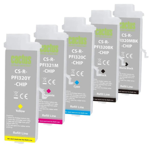 фото Картридж струйный Cactus CS-R-PFI321SET-CHIP в Самаре
