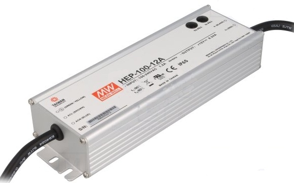 

Преобразователь AC-DC сетевой Mean Well HEP-100-12A 100.1Вт, ККМ, вход 90…305В AC, 47…63Гц/127…431В DC, выход 12В/8.34А, подстройка потенциометром ток, HEP-100-12A