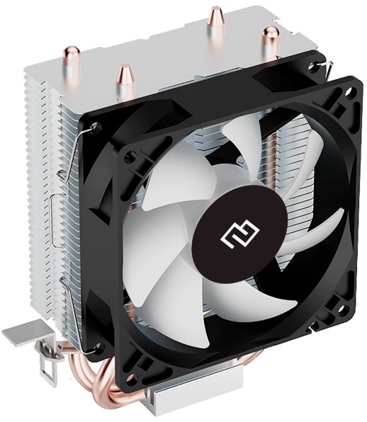 

Кулер Digma D-CPC110-1 LGA1151/1200/AM4 (TDP 110W, 90mm, 2200rpm, 48CFM, 23dBa), D-CPC110-1