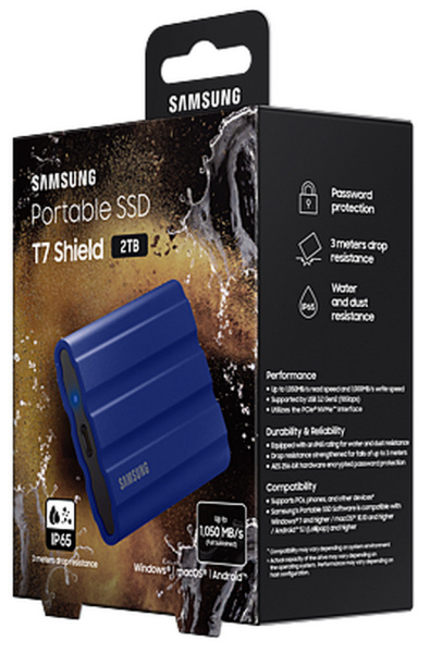 фото Внешний SSD USB 3.2 Gen 2 Type-C Samsung MU-PE2T0R/WW в Омске 2000 ГБ