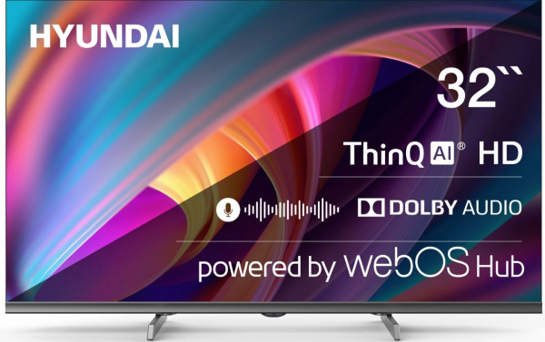 Изображение товара Телевизор Hyundai H-LED32BS5100 LED, 32 дюйма, Smart TV, Wi-Fi, HDMI, Черный