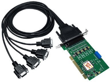 

Плата ICP DAS VXC-114U/D2 CR Universal PCI, 4-port RS-232 communication board. Includes one CA-9-3715D, VXC-114U/D2 CR
