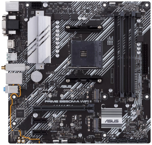 фото Материнская плата mATX ASUS PRIME B550M-A WIFI II в Уфе