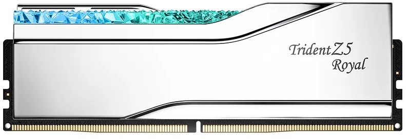 

Модуль памяти DDR5 64GB (2*32GB) G.Skill F5-6000J2836G32GX2-TR5S TRIDENT Z5 ROYAL RGB 6000MHz CL28 1.40V, F5-6000J2836G32GX2-TR5S