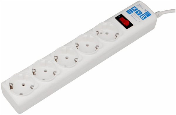 фото Сетевой фильтр Power Cube SPG-B-6-WHITE в Краснодаре