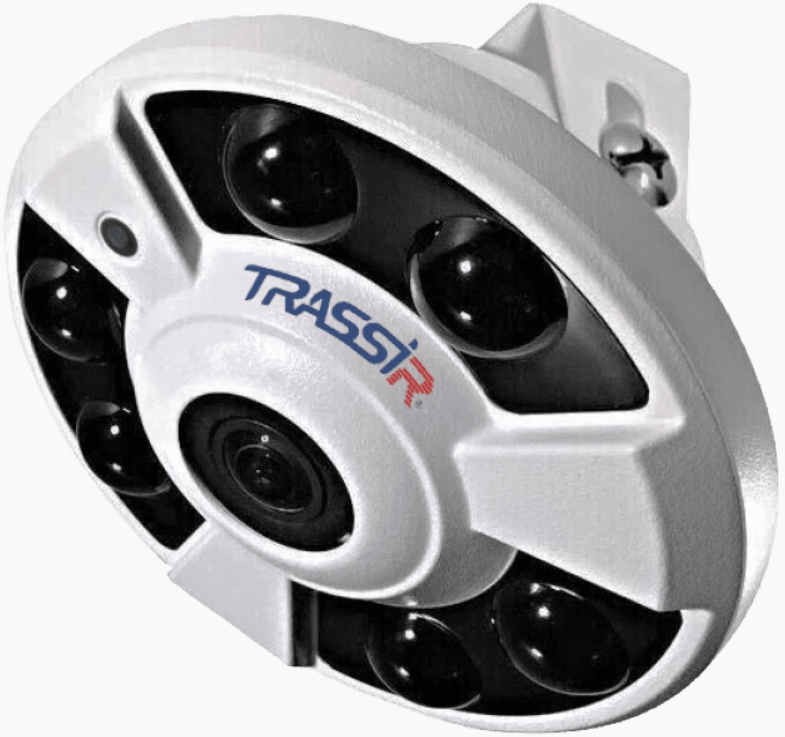 

Видеокамера IP TRASSIR TR-D9151IR2 v2 1.4 5Мп панормамного обзора (фишай) с ИК-подсветкой, TR-D9151IR2 v2 1.4