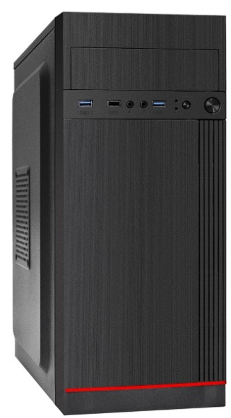 Изображение товара Корпус Exegate AA-442U2-UNS400 Mid Tower с поддержкой ATX и вентиляторами