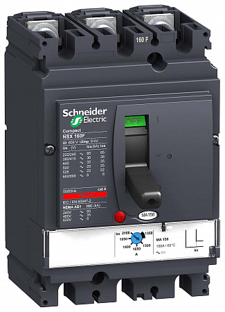 

Автоматический выключатель Schneider Electric LV430831 3P 3Т MA100, LV430831