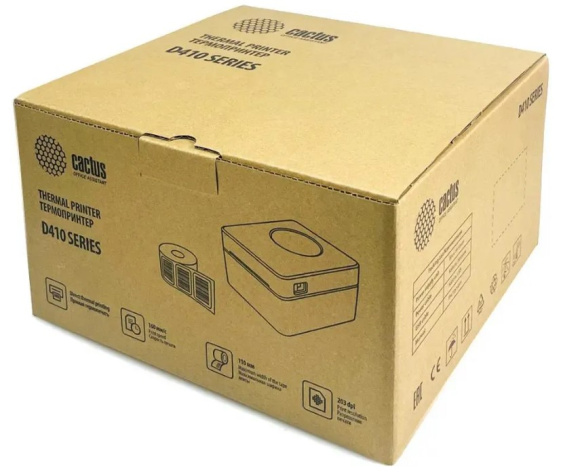 фото Термопринтер  Cactus CS-TP-D410U-W в Омске