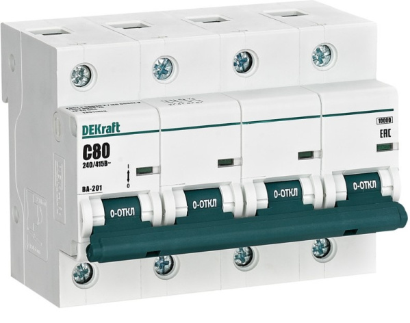 Изображение товара Автоматический выключатель DEKraft 13011DEK