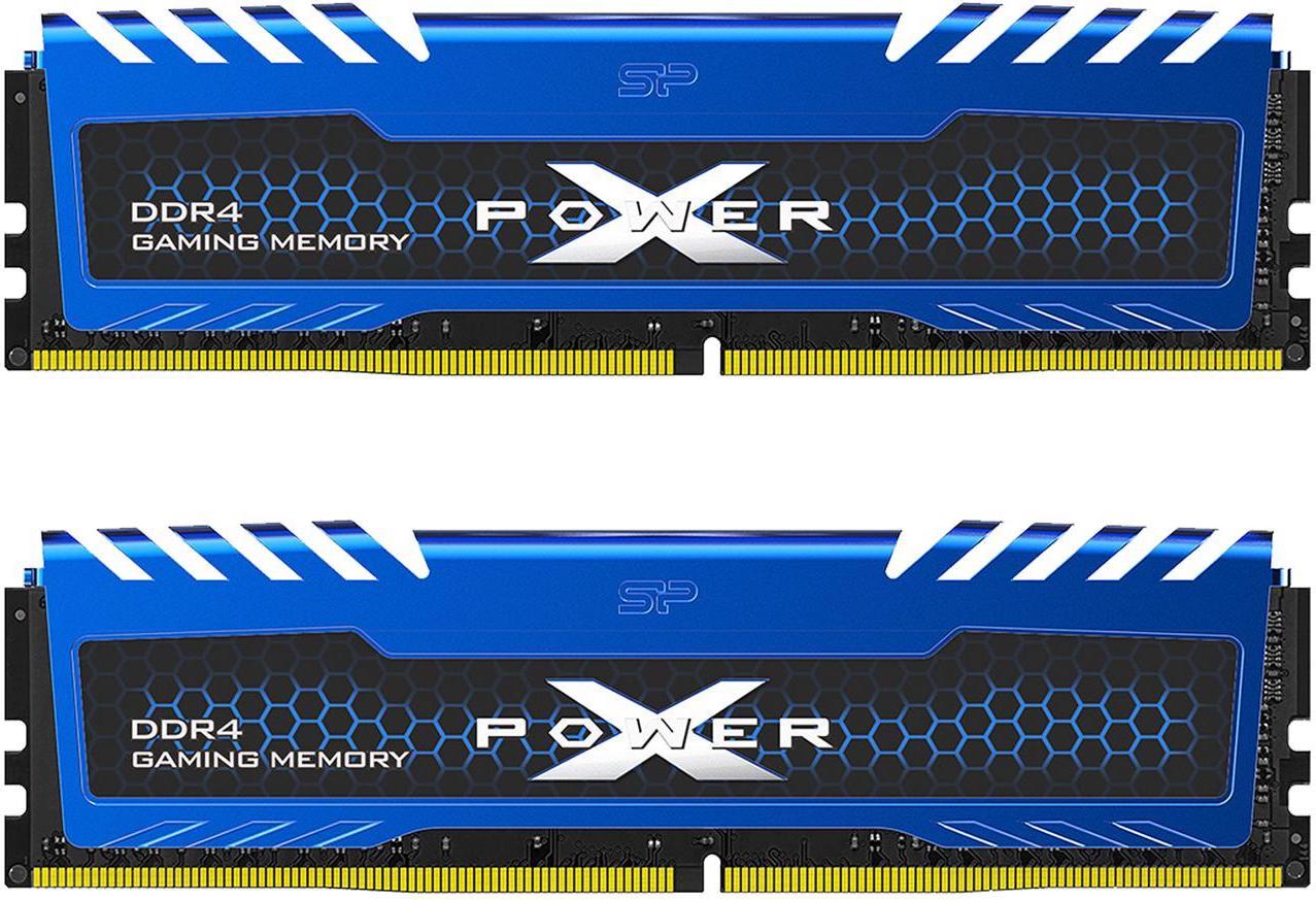 

Модуль памяти DDR4 16GB (2*8GB) Silicon Power SP016GXLZU360BDA Xpower Turbine PC4-28800 3600MHz CL18 радиатор 1.35V, SP016GXLZU360BDA