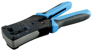 Изображение товара Обжимное устройство Cabeus HT-N468B профессиональное для кабелей и разъемов