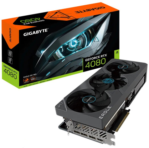 Изображение товара Видеокарта GIGABYTE GeForce RTX 4080 EAGLE OC 16ГБ - высокая производительность