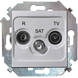 

Розетка Simon 1591466-033 Simon 15 Алюминий R-TV-SAT одиночная, винт.заж., 1591466-033