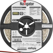 фото Лента светодиодная Navigator NLS-5050WW60-14.4-IP20-12V