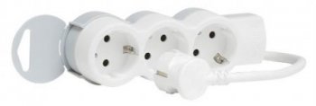 

Удлинитель Legrand 695002 "Стандарт" 3 x 2К+З - с кабелем длиной 3 м, 695002