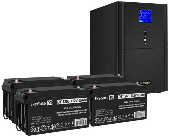 фото Комплект  Exegate SineTower SZ-5000.LCD.AVR.2SH.1C13.T.RJ.USB в Уфе