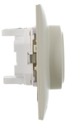 фото Розетка двухместная с заземлением в сборе  IEK SK-R21-16-K10-F