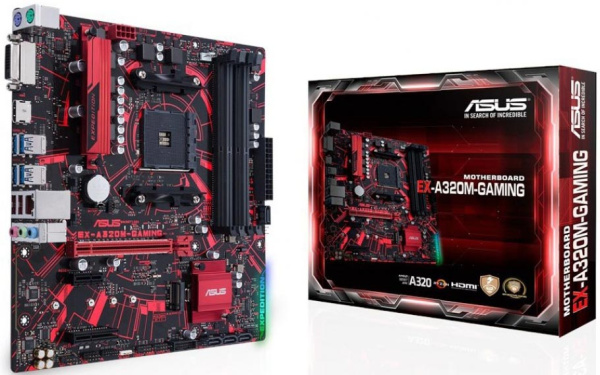 фото Материнская плата mATX ASUS EX-A320M-GAMING в Омске