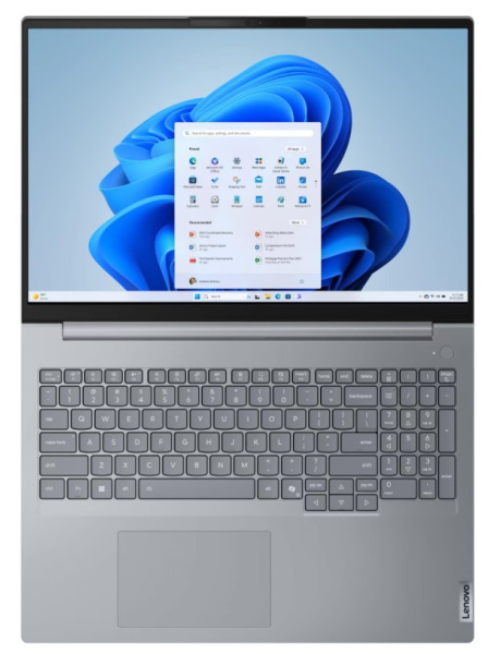 фото Ноутбук Lenovo ThinkBook 16 G8 IAL 16" (Intel Core Ultra 7, 16Гб DDR5, SSD 512 Гб, Arc graphics, Без ОС) Серый [21SK0030GQ_W11P]