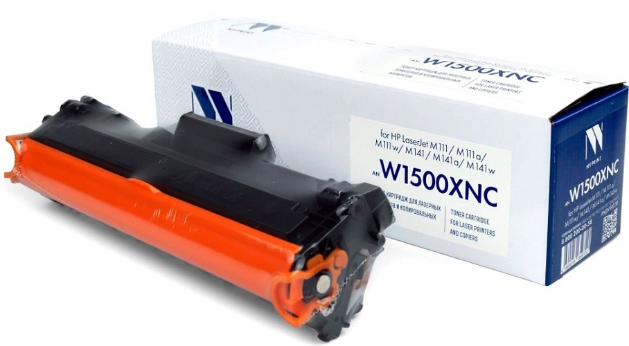 

Картридж NVP NV-W1500XNC (БЕЗ ЧИПА) для HP LaserJet M111 / M111a / M111w / M141 / M141a / M141w (2000k), NV-W1500XNC