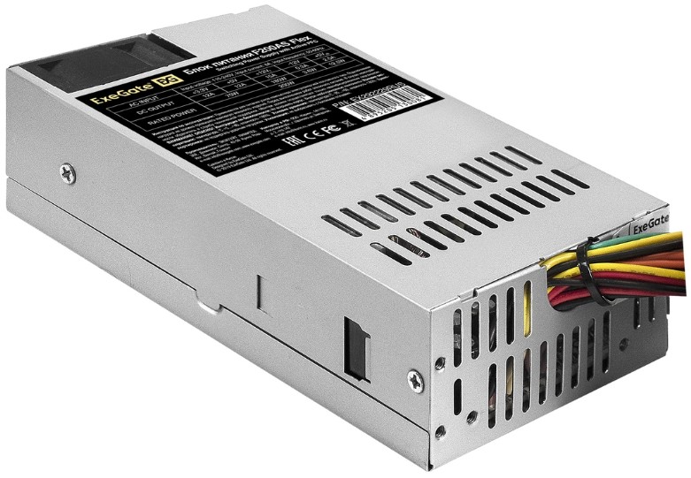 

Блок питания Exegate EX292231RUS 350W F350AS Flex ATX, for ITX case, APFC, КПД 80% (80 PLUS), 4cm fan, 24pin, 4pin, 3*SATA, 2*IDE, EX292231RUS