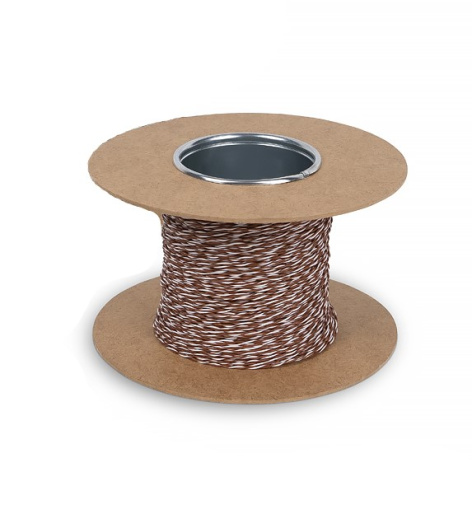 фото Кабель витая пара U/UTP 5e кат. 1 пара Cabeus UTP-1P-Cat.5e-SOLID-CROSS-100-BR в Самаре