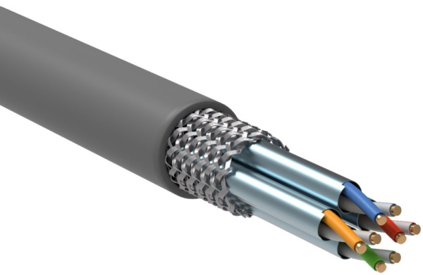 Изображение товара Кабель витая пара ITK LC1-C6A04-611, S/FTP, Cat 6a, 305 м