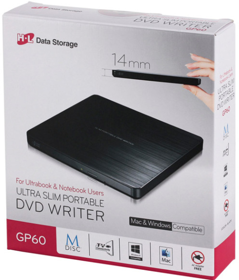фото Привод DVD±RW внешний LG GP60NB60 в Красноярске