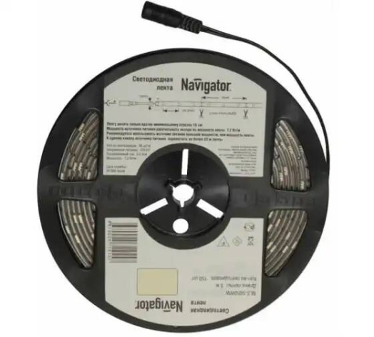 фото Лента светодиодная  Navigator NLS-5050WW60-14.4-IP65-12V в Ростове-на-Дону