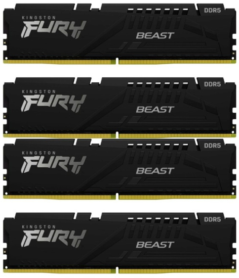 фото Модуль памяти DDR5 64GB (4*16GB) Kingston FURY KF560C40BBK4-64 в Волгограде