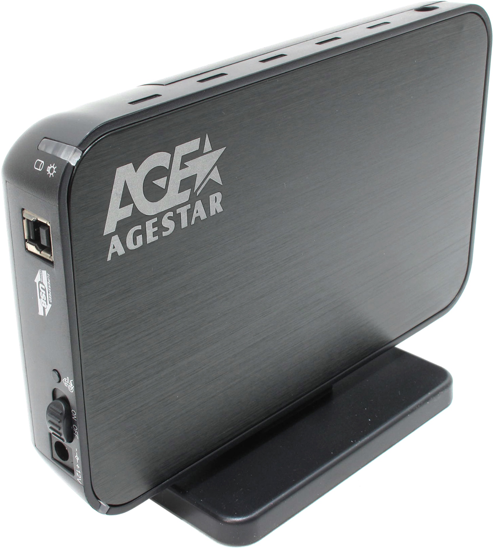 

Внешний корпус для HDD SATA 3.5” AgeStar 3UB3A8-6G (BLACK) для HDD/SSD SATA 6Gb/s 3.5", USB 3.0, пластик, черный, 3UB3A8-6G (BLACK)