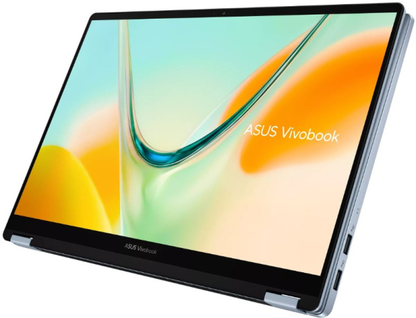 фото Ноутбук ASUS VivoBook TP5408QA-U2087W 14" (Qualcomm Snapdragon, 16Гб LPDDR5X, SSD 512 Гб, Adreno, Windows 11 Домашняя) Голубой [90NB19P1-M004Z0]