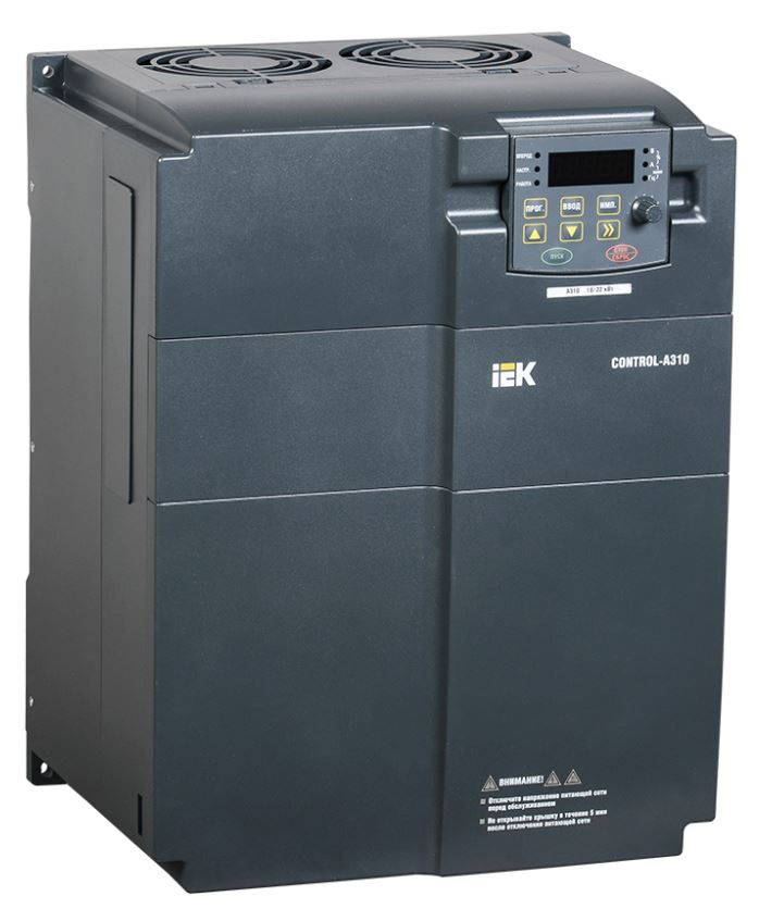 

Преобразователь частоты IEK CNT-A310D33V22TE CONTROL-A310 380В, 3Ф 22 kW 45A, CNT-A310D33V22TE