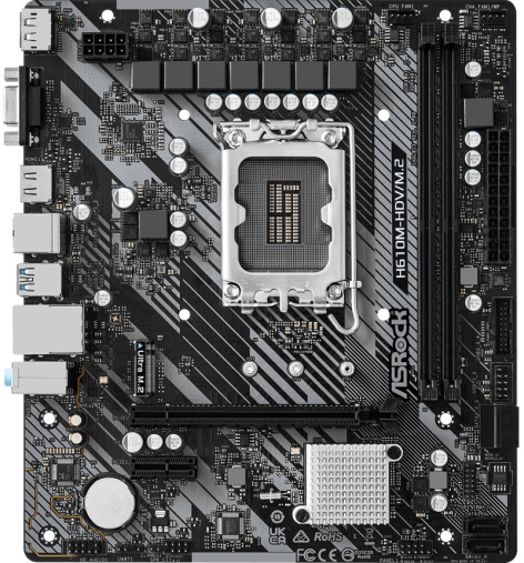 фото Материнская плата mATX ASRock H610M-HDV/M.2 R2.0 в Волгограде