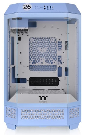 

Корпус mini-ITX Thermaltake The Tower 300 Hydrangea CA-1Y4-00SFWN-00 голубой, без БП, 2*USB3.0, audio, The Tower 300 Hydrangea