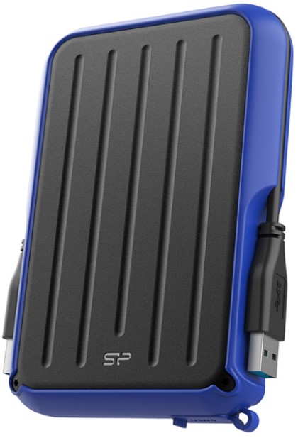 

Внешний жесткий диск 2.5'' Silicon Power SP050TBPHD66LS3B Armor A66 5TB USB 3.2 black/blue, SP050TBPHD66LS3B