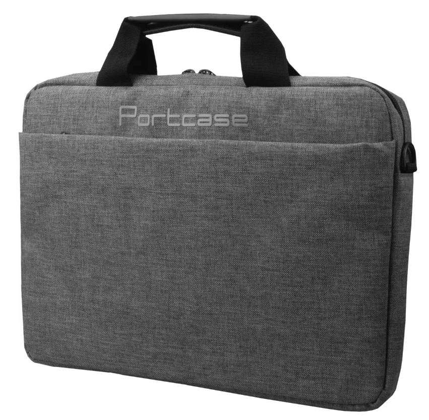 

Сумка для ноутбука PortCase KCB-1614 GREY 14" серый нейлон/полиэстер (2031664), KCB-1614 GREY